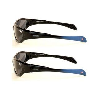 Carolina Panthers NFL Quake Kids Sunglasses & Bag Set 2 Pack
